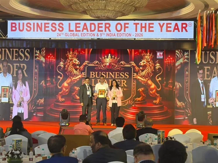 OneConsent receiving the Business Leader of the Year award